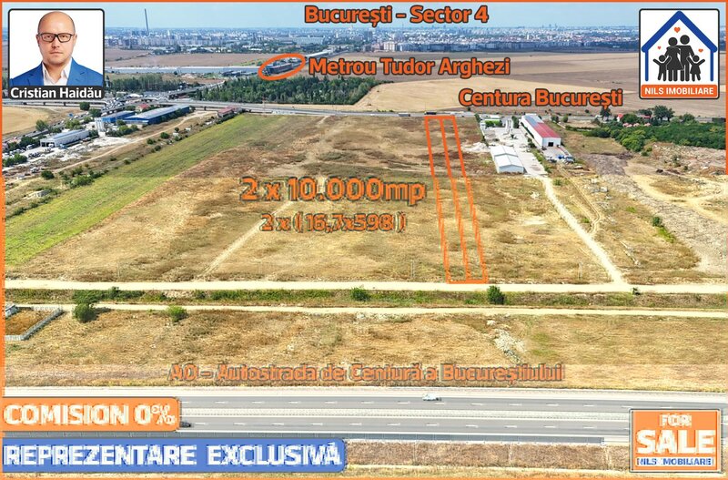 Ilfov Teren 20k mp intravilan situat intre centura si A0 - Berceni IF